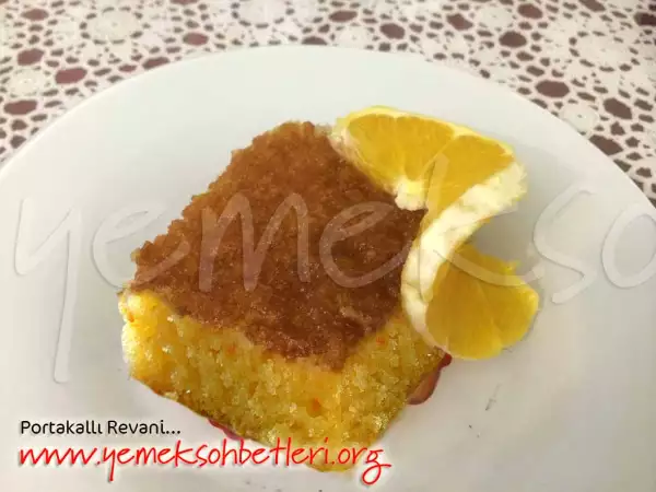 Tarif Portakallı revani
