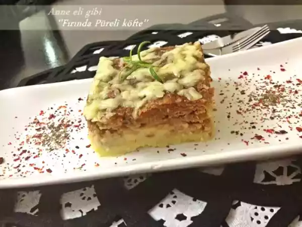 Tarif Firinda püreli̇ köfte