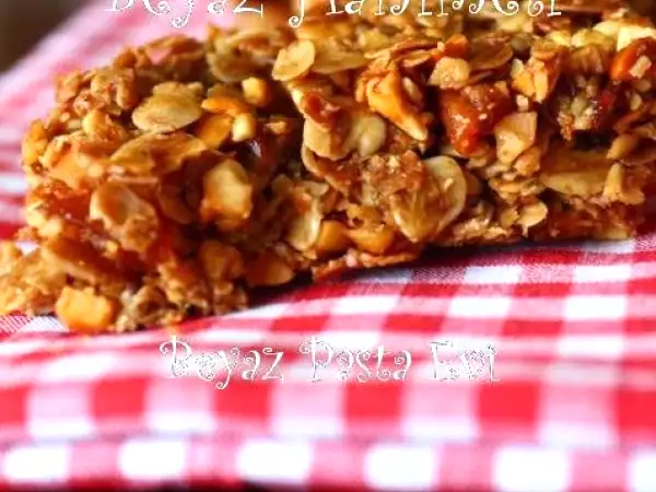 Tarif Granola bar - i̇lave şekersiz ve unsuz nefis bir tat
