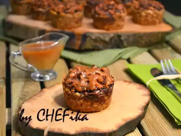 Tarif Karamel soslu yulaflı browni tart