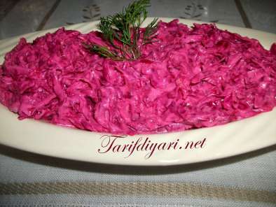 Tarif Yoğurtlu pancar salatasi