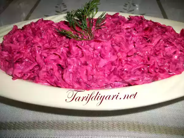 Tarif Yoğurtlu pancar salatasi