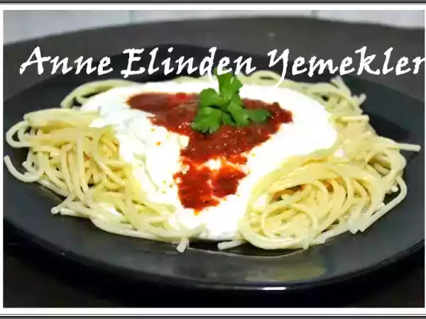 Tarif Salçali soslu spagetti̇