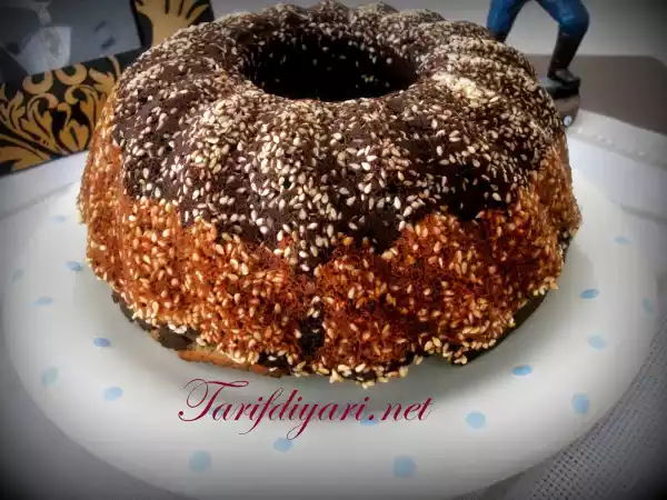 Tarif Kakaolu ve haşhaşli kek