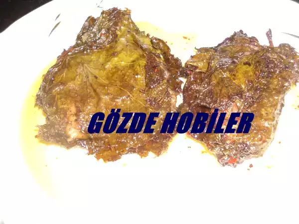 Tarif Asma yaprağinda dana külbasti