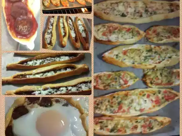 Tarif Evde pide denemeleri