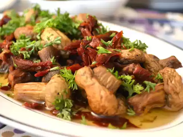 Tarif Izgara mantar salatasi