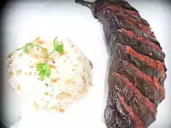 Tarif Beli bükük patlıcan kebabı