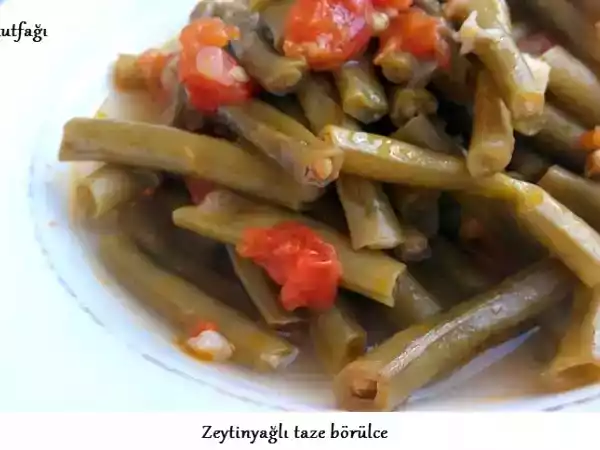 Tarif Zeytinyagli taze borulce tarifi- gunun menusu
