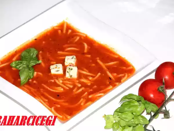 Tarif Tel sehriyelei domates corbasi