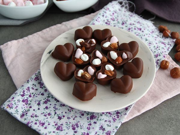Tarif Marshmallow ve fındıklı çikolatalar