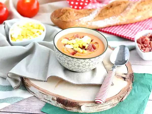 Tarif Salmorejo, i̇spanyol soğuk çorbası