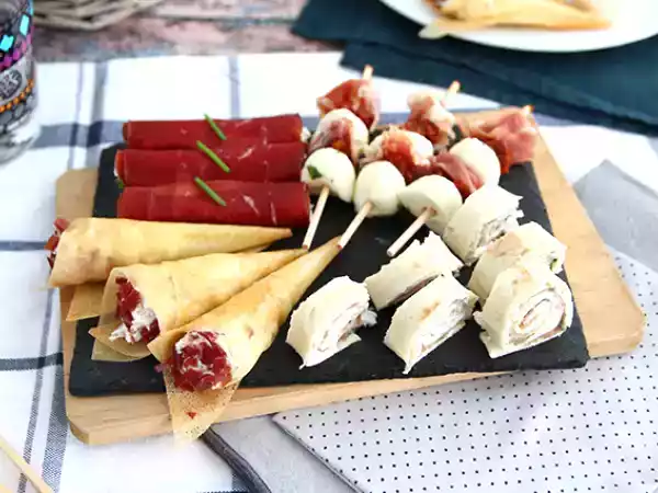 Tarif Kurutulmuş etli aperatifler dörtlüsü