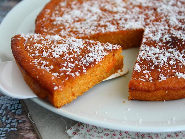 Tarif Tatlı patates ve hindistan cevizli fondan kek