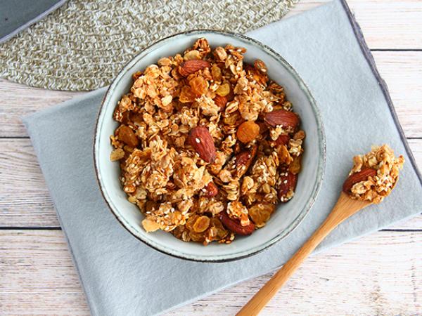 Tarif Müsli, ev yapımı granola