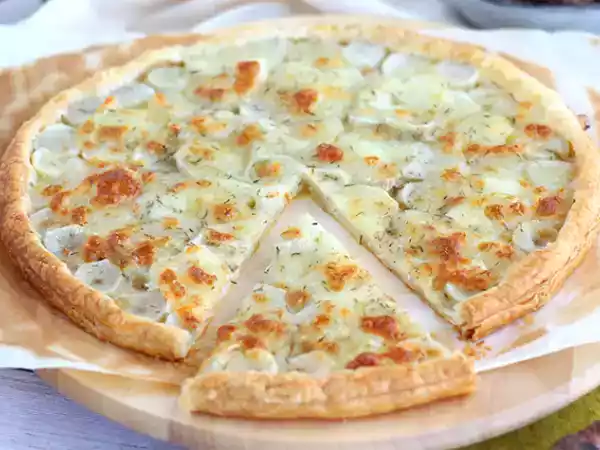 Tarif Kudüs enginarlı milföy hamurlu tart