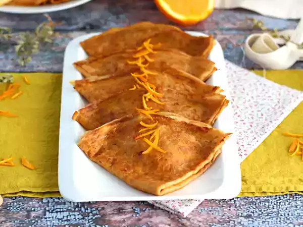 Tarif Crêpes suzette, geleneksel tarif