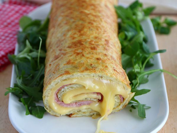 Tarif Savoy raclette peynirli ve jambonlu patates rulosu