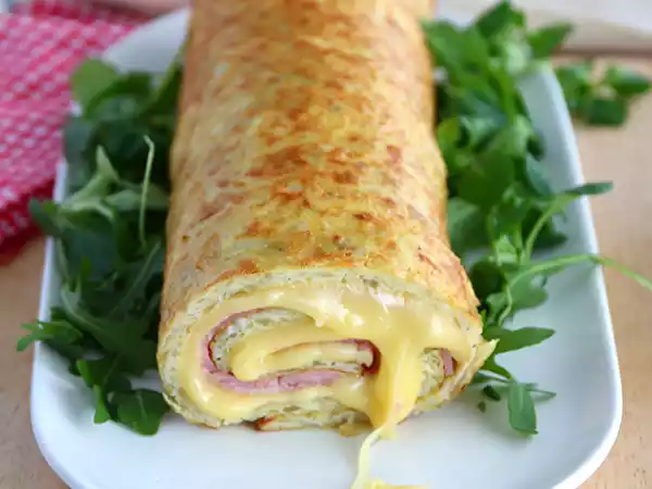 Tarif Savoy raclette peynirli ve jambonlu patates rulosu
