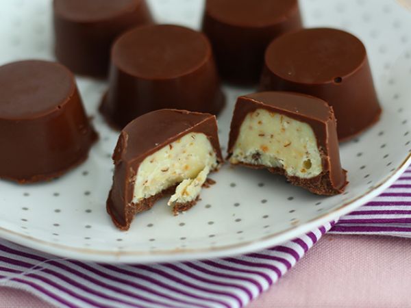 Tarif Kinder schoko-bons ev yapımı çikolatalar
