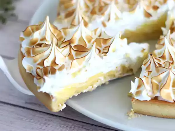Tarif Limonlu beze turtası