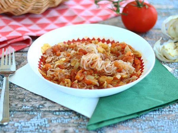 Tarif Konjac spagetti provençal stili