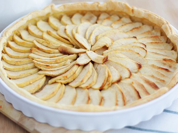 Tarif Elmalı tart, klasik tarif