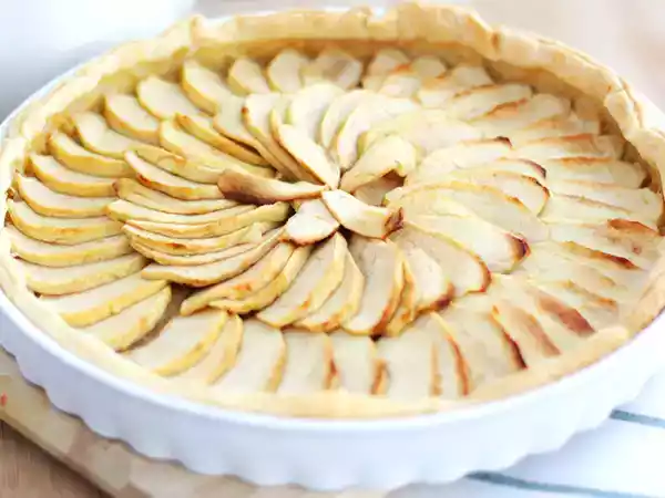 Tarif Elmalı tart, klasik tarif