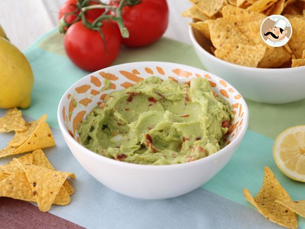 Tarif Guacamole express, adım adım