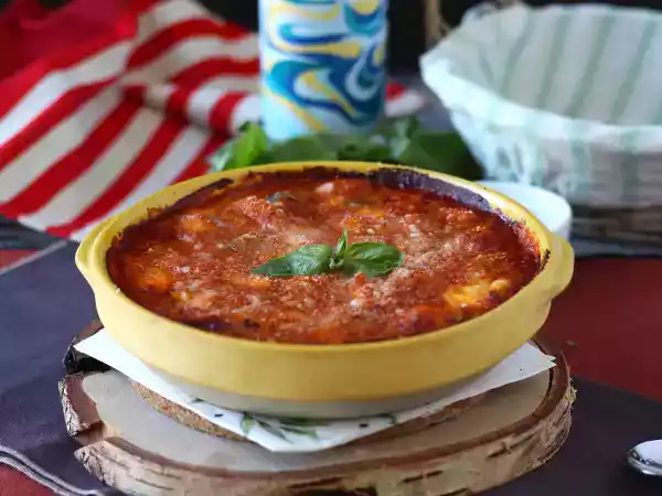 Tarif Hızlı ve rahatlatıcı domates ve mozzarella gnocchi graten - fırında gnocchi alla sorrentina