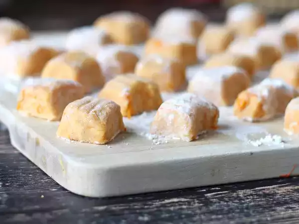 Tarif Ev yapımı balkabağı gnocchi: yumuşak, narin ve sonbahar için mükemmel!