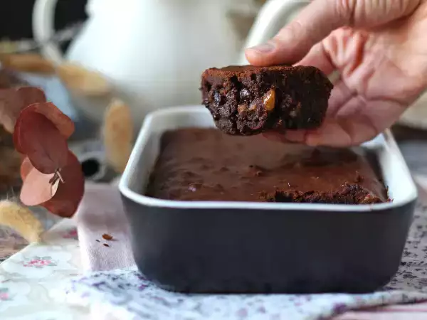 Tarif Hava fritözünde çikolatalı ve cevizli brownie