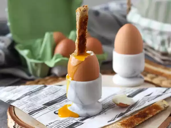 Tarif Hava fritözünde yumuşak haşlanmış yumurta