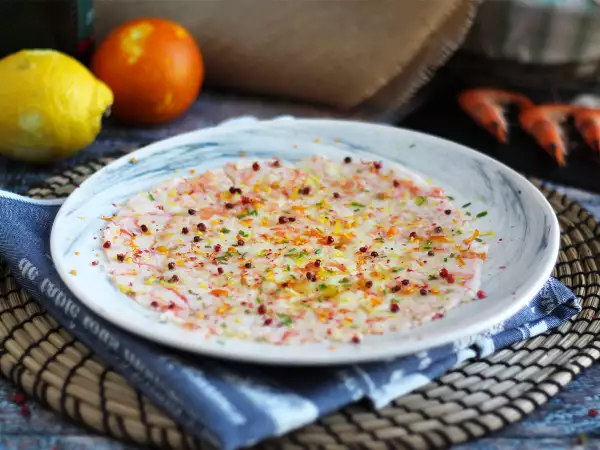Tarif Karides carpaccio