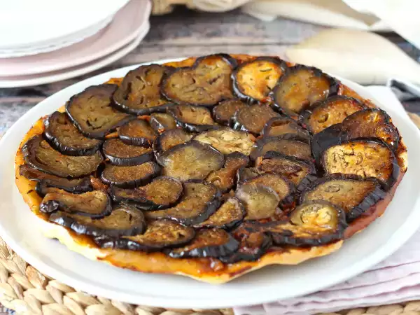 Tarif Patlıcanlı tarte tatin: ölmek için tuzlu bir versiyon!
