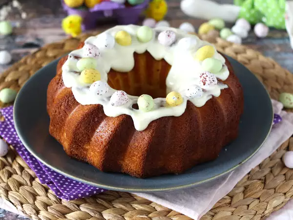 Tarif Limonlu ve beyaz çikolatalı paskalya bundt keki