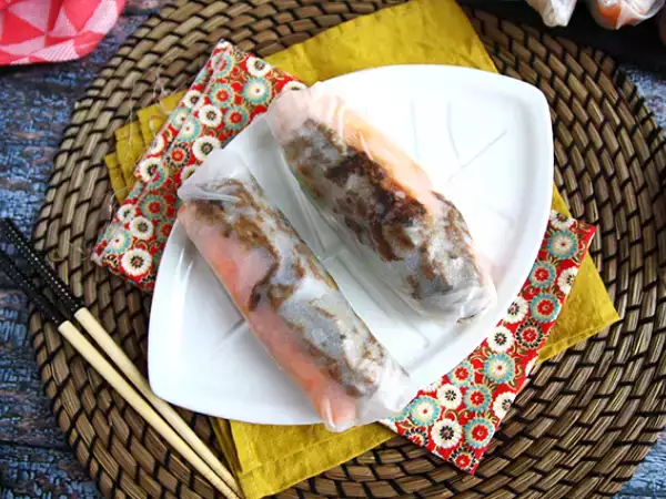 Tarif Çin böreği - marine edilmiş sığır eti