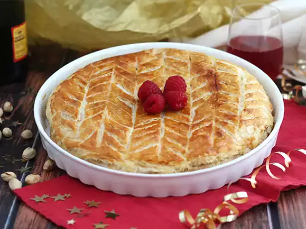 Tarif Frangipane ahududu fıstıklı galette des rois