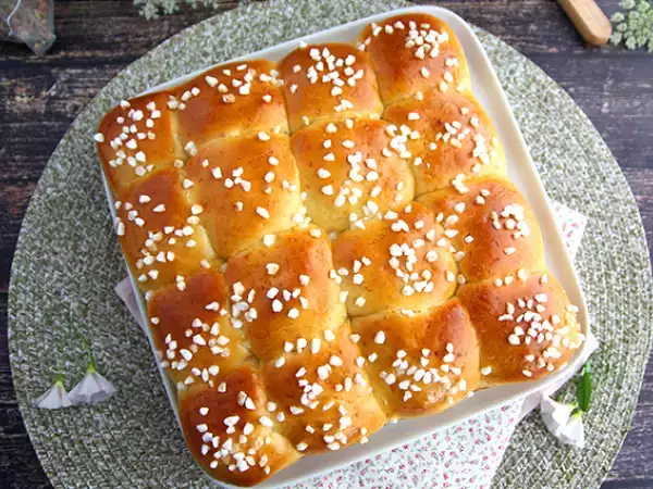 Tarif Brioche butchy - tereyağsız brioche