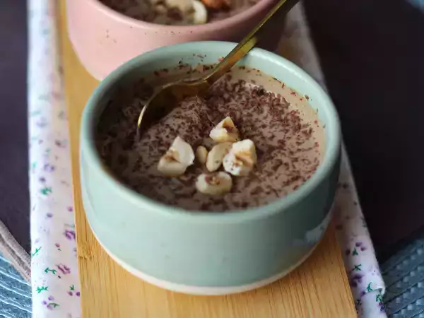 Tarif İpek tofu ile kahveli mus: 3 malzeme, yumurta ve krema yok