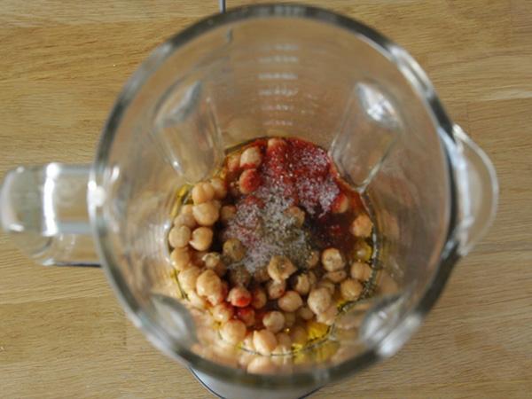 Kremalı humus - Hazırlık adım 2