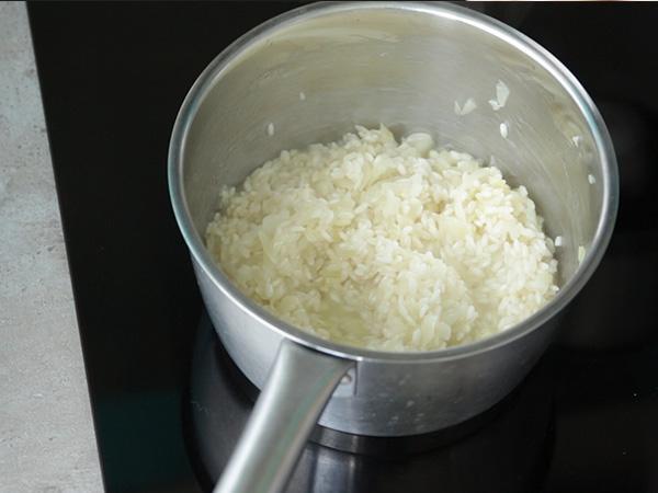 Peynirli ve chorizolu risotto - Hazırlık adım 5