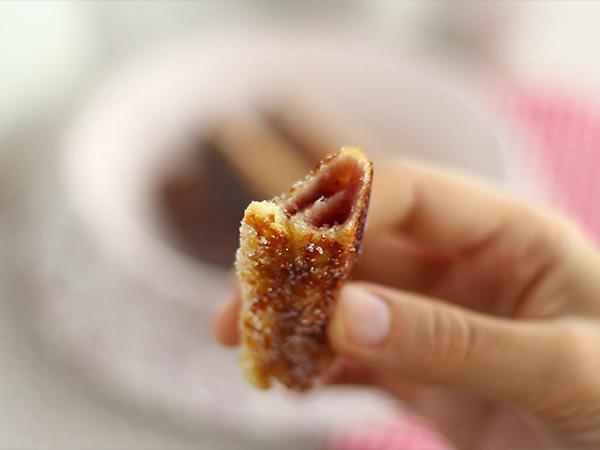 Reçelli ekmek sarması - Hazırlık adım 5