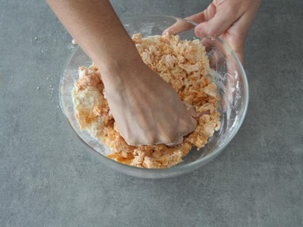 Tatlı patates gnocchi (kolay gnocchi) - Hazırlık adım 2