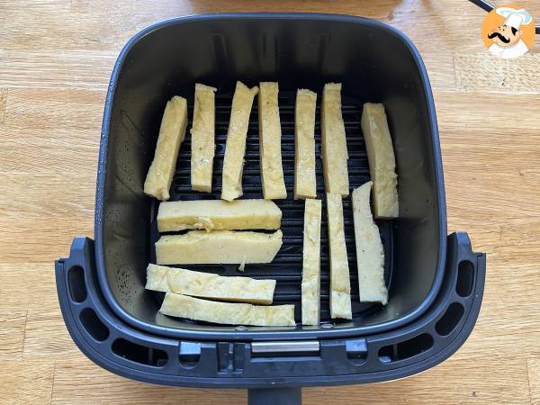 Suçluluk duymadan kızarmış polenta: Air Fryer'da çıtır çıtır, altın rengi ve mükemmel! - Hazırlık adım 6