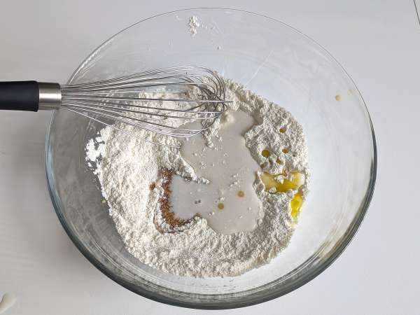 Keten yumurtalı yumuşak vegan krep: kolay ve yumurtasız tarif - Hazırlık adım 4