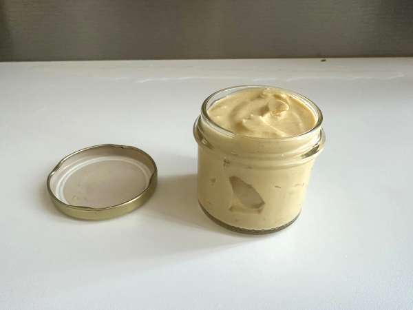 Haşlanmış yumurta proteinli mayonez: hafif, lezzetli ve yağsız - Hazırlık adım 4