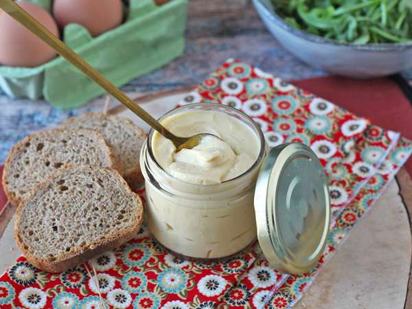 Haşlanmış yumurta proteinli mayonez: hafif, lezzetli ve yağsız - Hazırlık adım 5