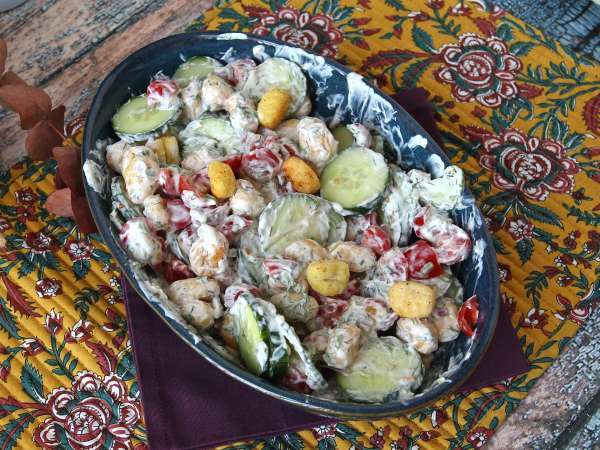 Çıtır gnocchi salatası, ultra şık, lezzetli ve dengeli, yaz için mükemmel! - Hazırlık adım 7