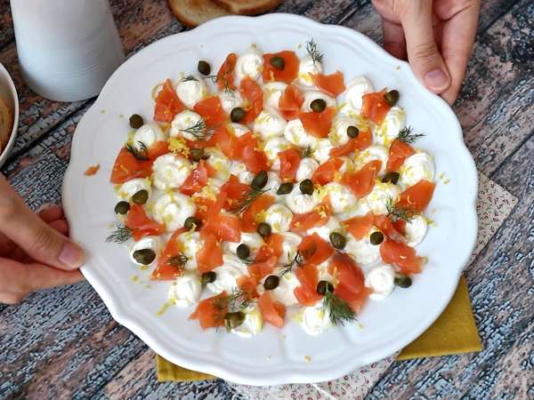 Somon füme aperatif sürülebilir - Hazırlık adım 5